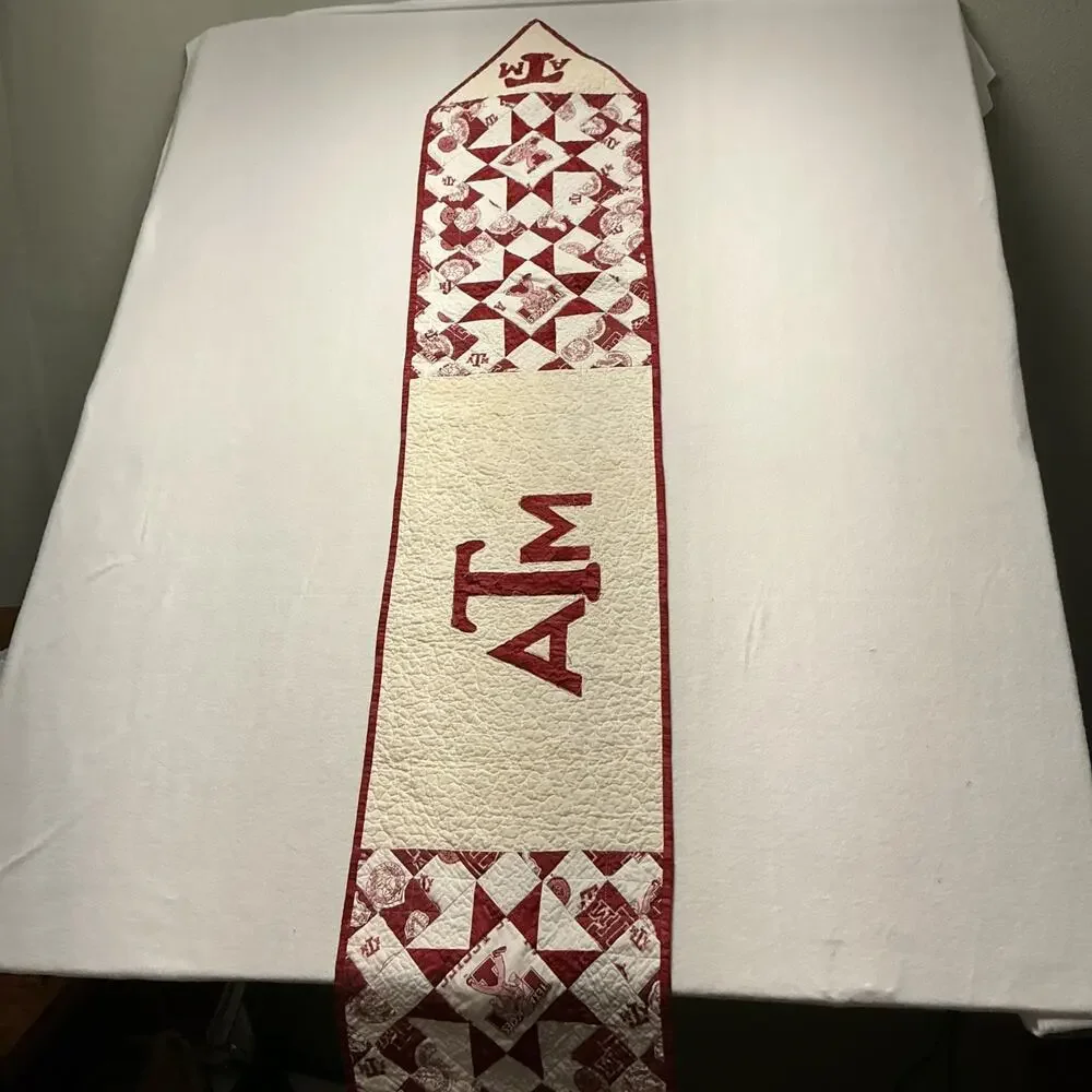 Texas A&M Hand Made Table Runner 3734